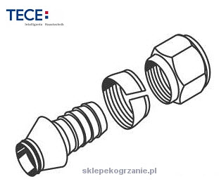 Złączka z mosiądzu