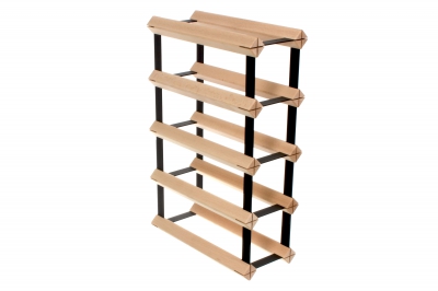 Stojak na wino NAVI 1×4 – drewno i metal